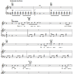 Duncan Sheik Totally Fucked Musik Noten - Piano, Vocal & Guitar Chords - 63362-0
