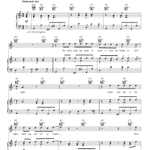 Duran Duran Girls On Film Musik Noten - Piano, Vocal & Guitar Chords - 165019-0