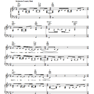 Dustin Lynch Cowboys And Angels Musik Noten - Piano, Vocal & Guitar Chords - 93114-0