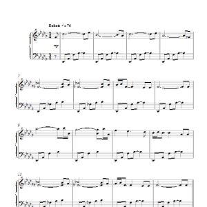 Dustin O'Halloran Opus 20 Musik Noten - Piano Solo - 115505-0