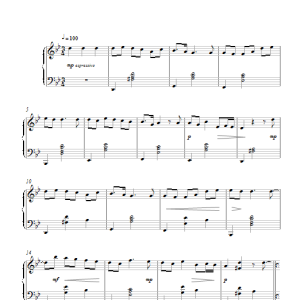 Dustin O'Halloran Opus 21 Musik Noten - Piano Solo - 115504-0