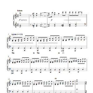 Dustin O'Halloran Opus 34 Musik Noten - Piano Solo - 115512-0
