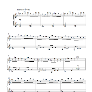 Dustin O'Halloran Opus 38 Musik Noten - Piano Solo - 115509-0