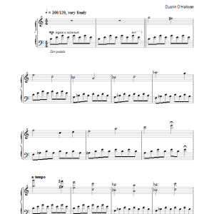 Dustin O'Halloran Prelude No.2 (from the Audi A5 ad) Musik Noten - Piano Solo - 38868-0