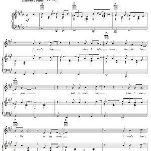 Dwight Yoakam It Won't Hurt Musik Noten - Piano, Vocal & Guitar Chords - 62797-0