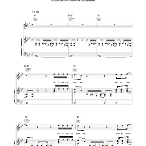 East 17 Do U Still Musik Noten - Piano, Vocal & Guitar Chords - 14964-0