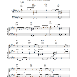 East 17 Don't You Feel So Good Musik Noten - Piano, Vocal & Guitar Chords - 14965-0