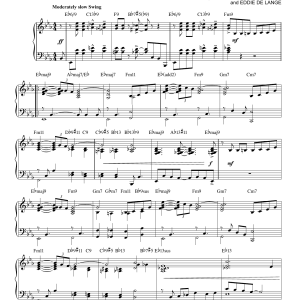 Eddie De Lange The Man With The Horn [Jazz version] (arr. Brent Edstrom) Musik Noten - Piano Solo - 171876-0