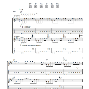 Editors All Sparks Musik Noten - Guitar Tab - 39702-0