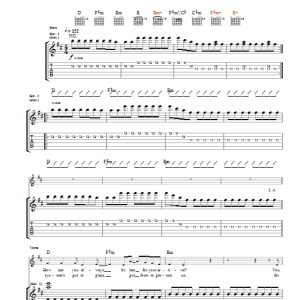 Editors Bones Musik Noten - Guitar Tab - 38218-0