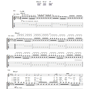 Editors Someone Says Musik Noten - Guitar Tab - 39700-0