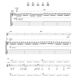Editors Spiders Musik Noten - Guitar Tab - 38220-0