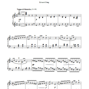Edvard Grieg Anitra's Dance Musik Noten - Piano Solo - 108944-0