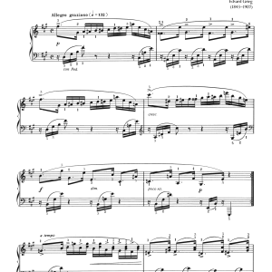 Edvard Grieg Butterfly (from 'Lyric Pieces Op. 43') Musik Noten - Piano Solo - 119353-0