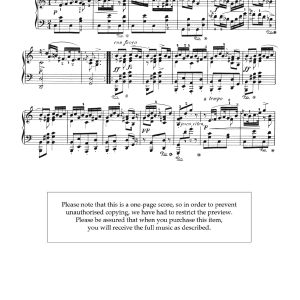Edvard Grieg Humoresque Musik Noten - Piano Solo - 119354-0
