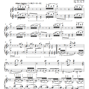 Edvard Grieg Little Bird (Liden Fugl), Op. 43, No. 4 Musik Noten - Piano Solo - 95343-0