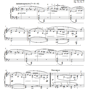 Edvard Grieg Shepherd Boy (Gjaertergut), Op. 54, No. 1 Musik Noten - Piano Solo - 95363-0