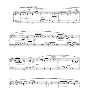 Edward Elgar Angel's Farewell From The Dream Of Gerontius Op.38 Musik Noten - Piano Solo - 37855-0