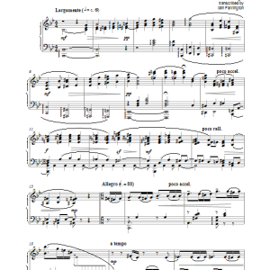 Edward Elgar Five Piano Improvisations: 2. Largamente Musik Noten - Piano Solo - 37960-0