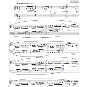 Edward Elgar Five Piano Improvisations: 3. Allegro Molto Musik Noten - Piano Solo - 37962-0