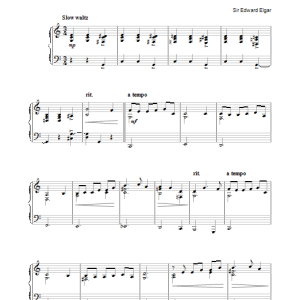Edward Elgar Serenade Lyrique Musik Noten - Easy Piano - 40041-0
