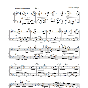 Edward Elgar Symphony No.2 In E Flat Major, Op.63 (finale) Musik Noten - Piano Solo - 37904-0