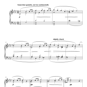 Edward MacDowell At An Old Trysting Place (10 Woodland Sketches, Op.51, No.3) Musik Noten - Piano Solo - 120771-0