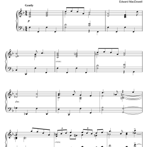 Edward MacDowell To A Water Lily Musik Noten - Easy Piano - 40108-0