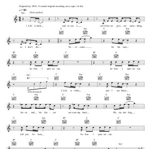 Eels Novocaine For The Soul Musik Noten - Lead Sheet / Fake Book - 45235-0