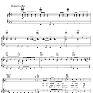 Electric Light Orchestra Confusion Musik Noten - Piano, Vocal & Guitar Chords - 62990-0