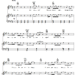 Electric Light Orchestra Telephone Line Musik Noten - Piano, Vocal & Guitar Chords - 58833-0