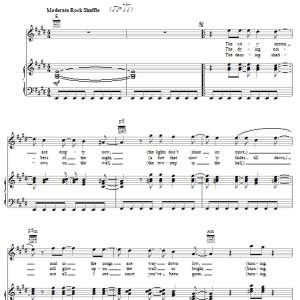 Electric Light Orchestra Turn To Stone Musik Noten - Piano, Vocal & Guitar Chords - 62991-0