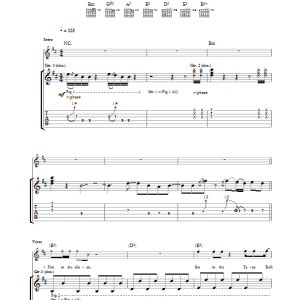 Electric Six Danger! High Voltage Musik Noten - Guitar Tab - 32656-0