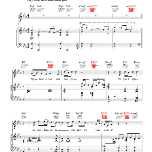 Ella Fitzgerald Body And Soul Musik Noten - Piano, Vocal & Guitar Chords - 23058-0