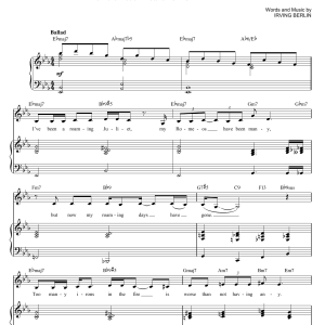 Ella Fitzgerald I'm Putting All My Eggs In One Basket Musik Noten - Piano & Vocal - 29346-0