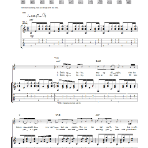 Elliott Smith Between The Bars Musik Noten - Guitar Tab - 44737-0