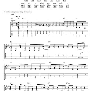 Elliott Smith Coming Up Roses Musik Noten - Guitar Tab - 44739-0