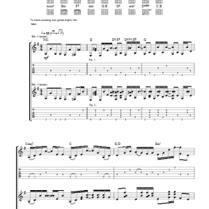 Elliott Smith Condor Ave. Musik Noten - Guitar Tab - 44741-0