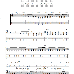 Elliott Smith Needle In The Hay Musik Noten - Guitar Tab - 44755-0
