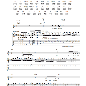 Elliott Smith Pretty Mary K Musik Noten - Guitar Tab - 44774-0