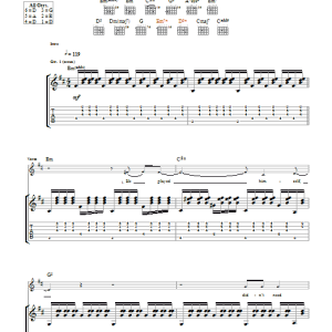 Elliott Smith Roman Candle Musik Noten - Guitar Tab - 44775-0