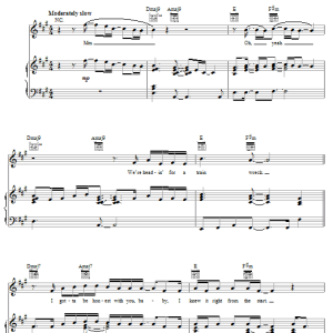 Elliott Yamin Train Wreck Musik Noten - Piano, Vocal & Guitar Chords - 62253-0