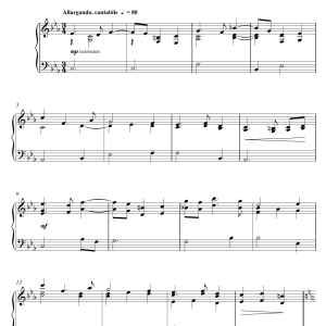 Elmer Bernstein Age Of Innocence (End Credits) Musik Noten - Piano Solo - 105356-0