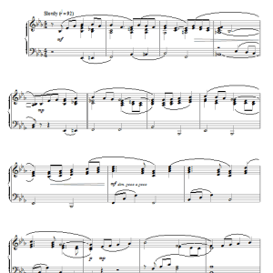 Elmer Bernstein Rat Race - Love Theme Musik Noten - Piano Solo - 77438-0