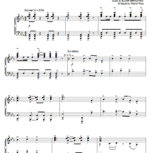 Elmer Bernstein The Hallelujah Trail (Main Theme) Musik Noten - Piano, Vocal & Guitar Chords - 77449-0