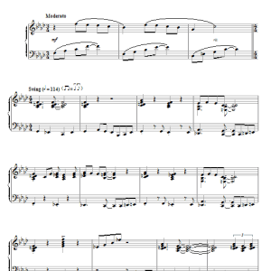 Elmer Bernstein Theme from Ellery Queen Musik Noten - Piano Solo - 77429-0