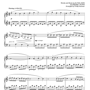 Elton John Daniel [Classical version] (arr. Phillip Keveren) Musik Noten - Piano Solo - 154337-0