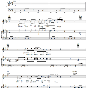 Elton John Easier To Walk Away Musik Noten - Guitar Chords/Lyrics - 79004-0