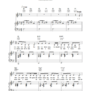 Elton John Grandma's Song Musik Noten - Piano, Vocal & Guitar Chords - 38384-0