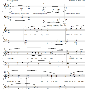 Elton John Hakuna Matata (from The Lion King) (arr. Fred Kern) Musik Noten - Educational Piano - 54922-0